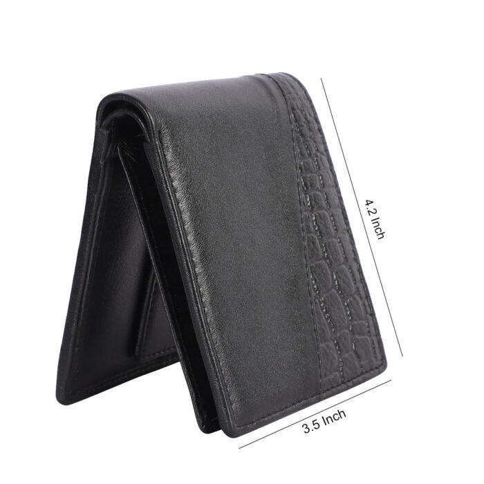Croco Leather Wallet - Image 4