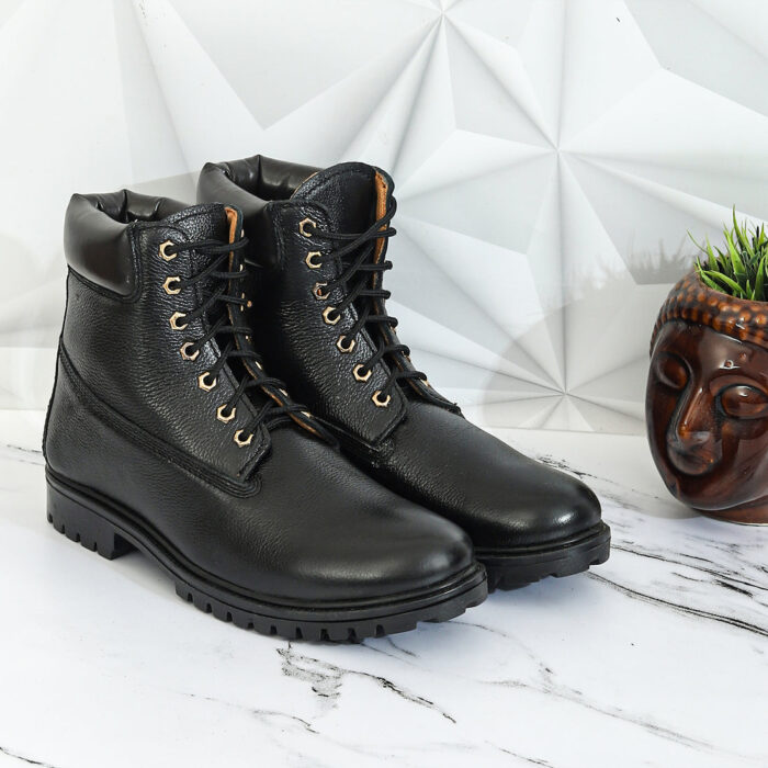 Jack Marc High Ankle Leather Boot - Image 2